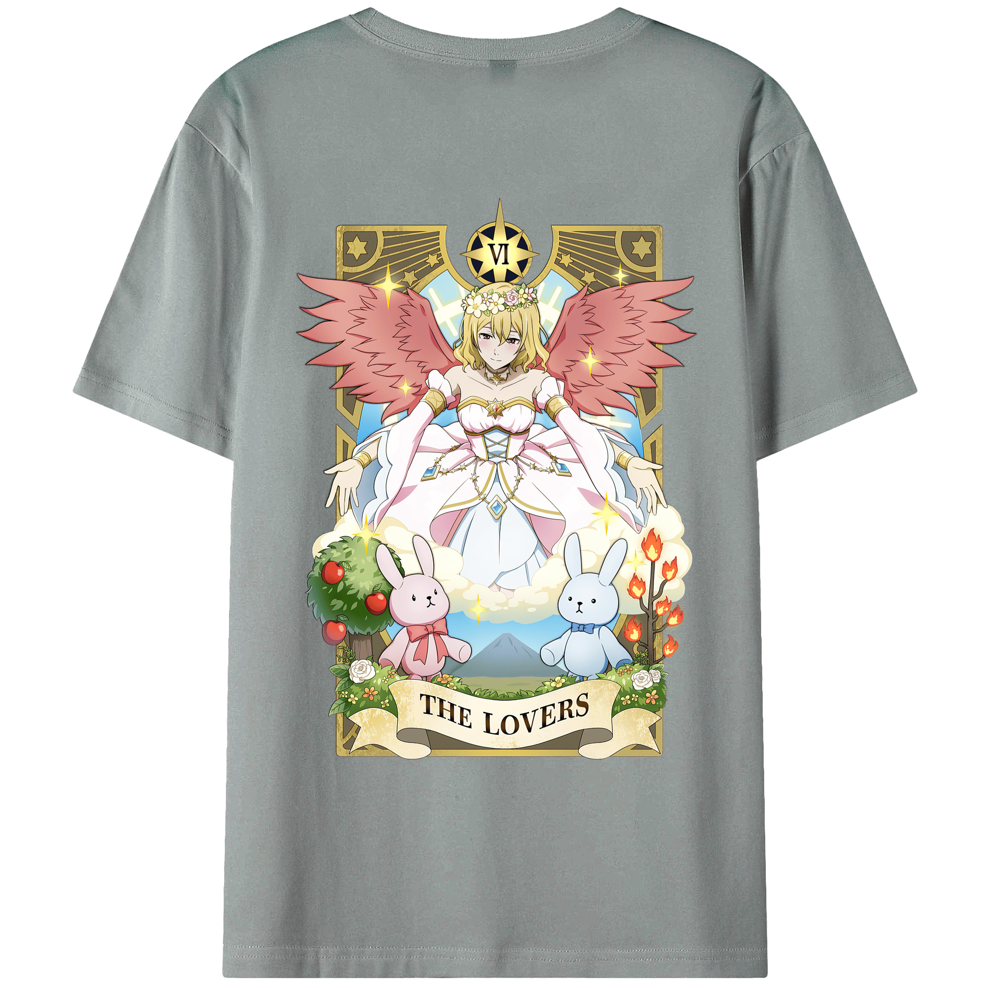 （画像用） 文豪ストレイドッグス Bungo Stray Dogs 綿100％ メンズ半袖Tシャツ（バックプリント） 通気性